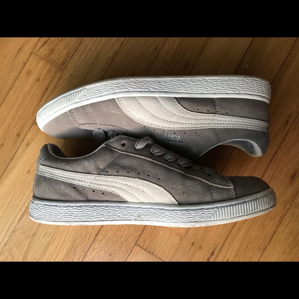 Grey Puma Suede Men's Size 7.5